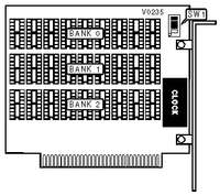 UNIDENTIFIED &nbsp; EXPANSION MEMORY HALF CARD WITH CLOCK/CALENDAR